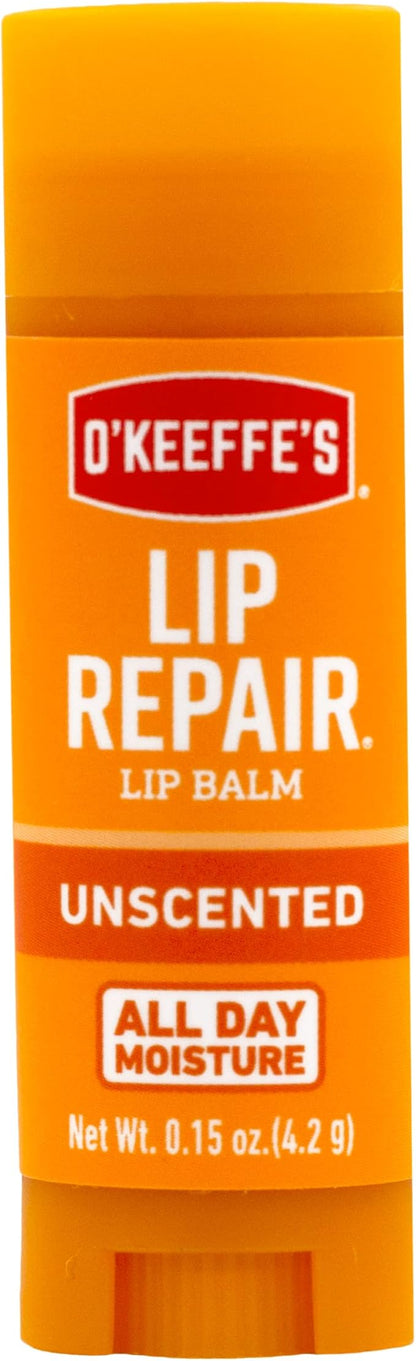 O'Keeffe's Unscented Lip Repair Lip Balm