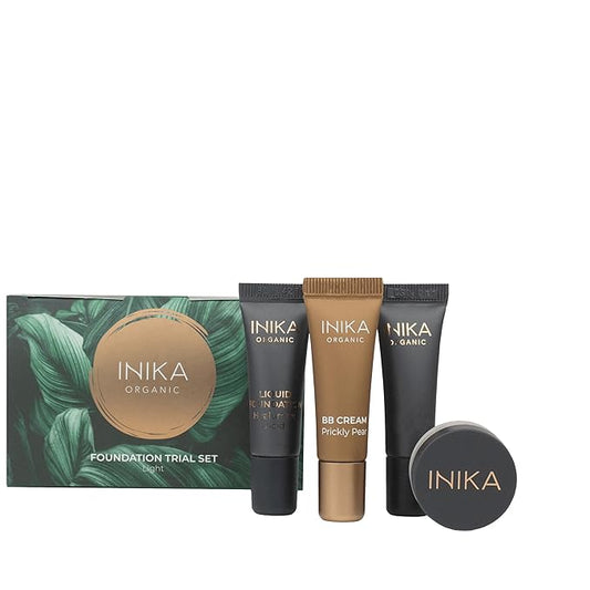 INIKA Organic Foundation Trial Set, Natural Mineral essentials - Light
