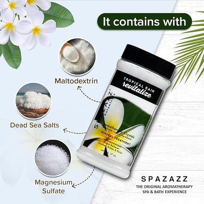 Spazazz 7370C Spa and Bath Crystals, Tropical Rain