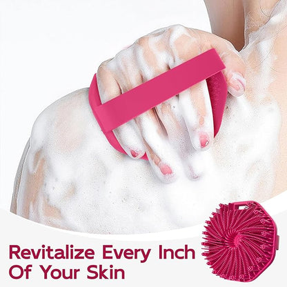 Silicone body scrubber, exfoliating body