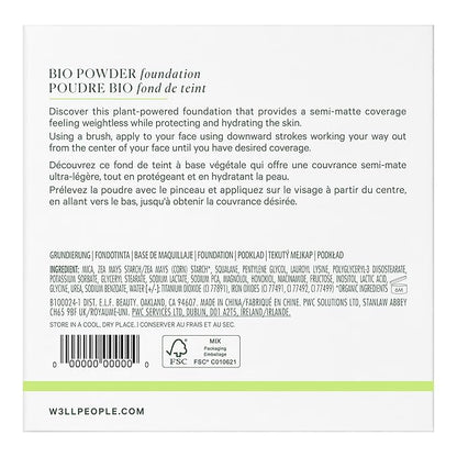 Well People Bio Powder Foundation, Lightweight & Hydrating Cruelty-free, 6N