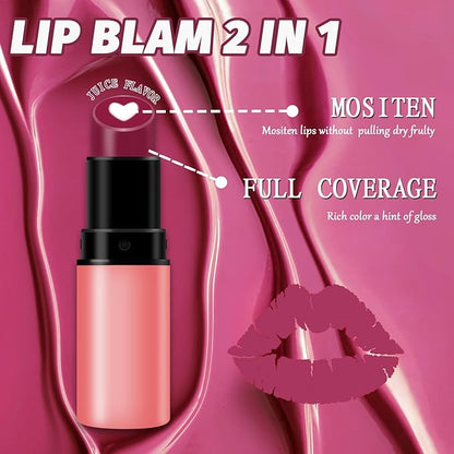 Tinted Lip Balm,Hydrating Core Lip Plumper,Moisturizing