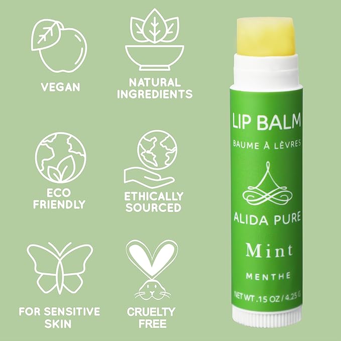 Mint Lip Balm Collection, Vegan Lip Lips,