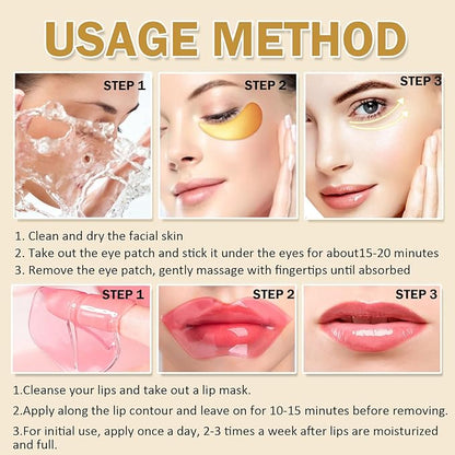 30 Pieces Lip Mask & Under Circle