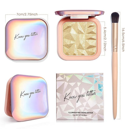 Highlighter Makeup Palette Shimmer Contour Palette Powder