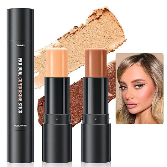 2023 Upgrade Contour Stick, 2 Colors Double-end Contour Stick,