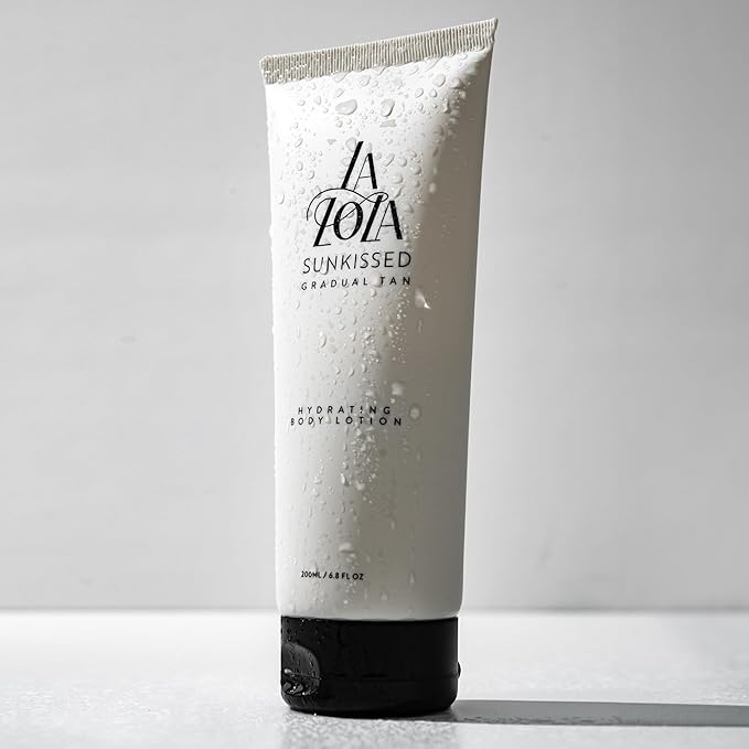 LALOLA Sunkissed Hydrating Self Tanning Lotion, Gluten Free, Vegan + Cruelty Free Self Tanner, Luxurious Sunless Tanner with Antioxidants, natural, organic, non toxic, Best