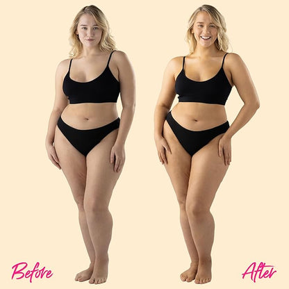 Skinny Tan Body Glow Gradual Tan Lotion - Lightweight, Fast-Absorbing Formula - Coconut and Vanilla Scent - Enriched with Aloe Vera and Guarana - Natural, Streak Free Gold Color - Medium - 9.4 oz