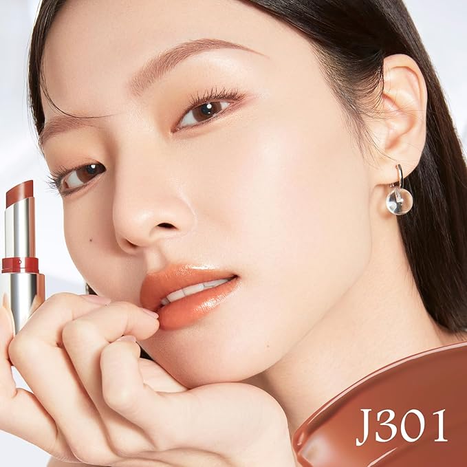 Essence Lipstick, Moisturizing, Plumping, Shiny Lip Color, Non Sticky Lipstick with Vitamin E, Sooth, Soften Lip, J301