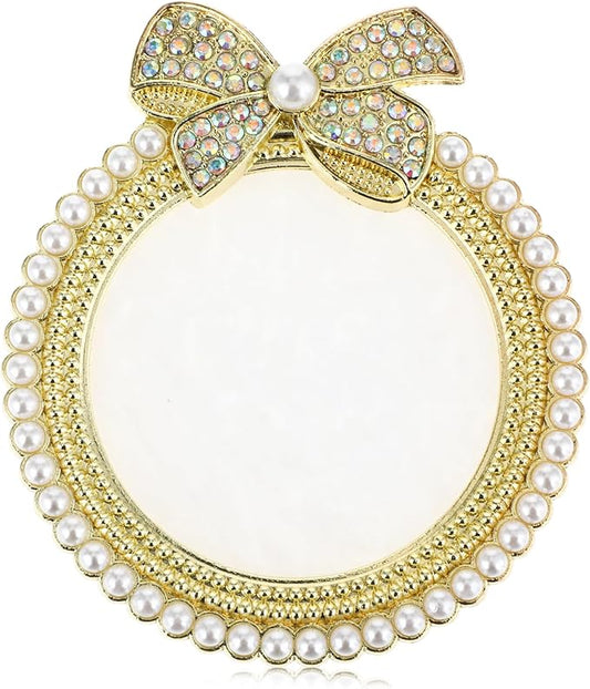 Resin Nail Art Palette Gold Edge Nail Holder