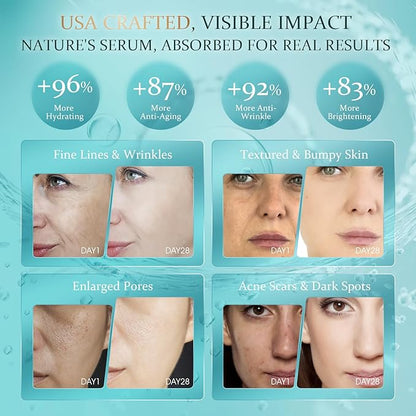 Face Serum - Facial Serum for Fine Lines & Wrinkles Hydrating and Moisturizing, 1.18 Fl Oz