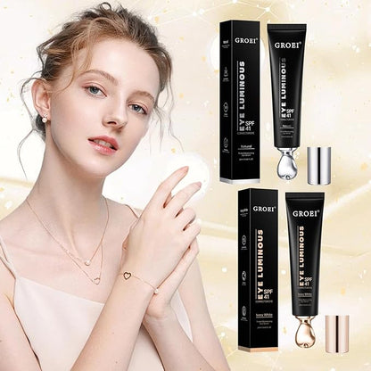 Luminous Eye Corrector Spf 41,Under Eye Corrector For Dark Circles,Undereye Sunscreen & Concealer, Hydrating Serum, Anti Aging Tinted E ye Cream with Peach Undertone (Mix, 40ml)