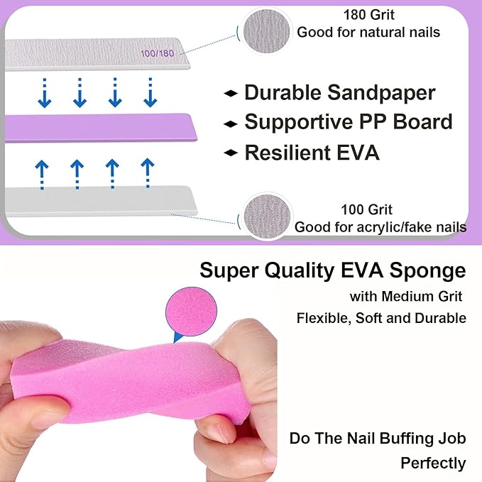 Nail files and buffers (24