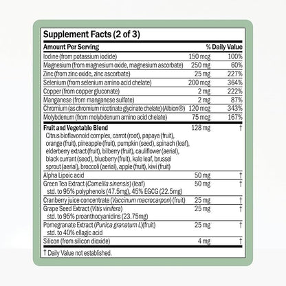 Women’s Multivitamin | Daily Supplement with Essential Vitamins, Minerals & Iron | Supports Immunity, Heart Health, Bone Health, Energy & Mood | Major Allergen - Free | 60 Tablets