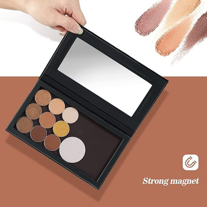 Lolalet 2 Pack Magnetic Makeup Palettes, Empty Magnetic