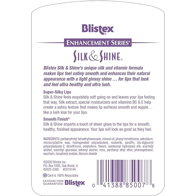 Blistex Silk & Shine Lip Moisturizer oz