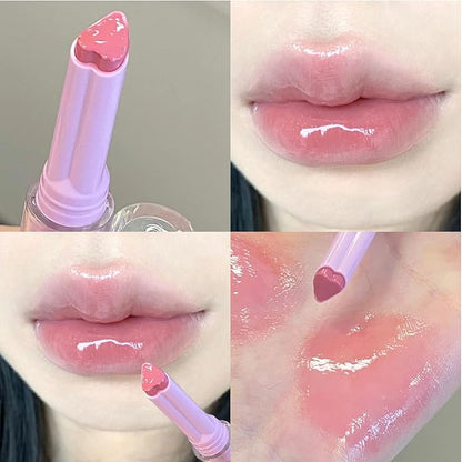 6 Colors Cute Jelly Lipstick Set, Shine Hydrating Hydrating