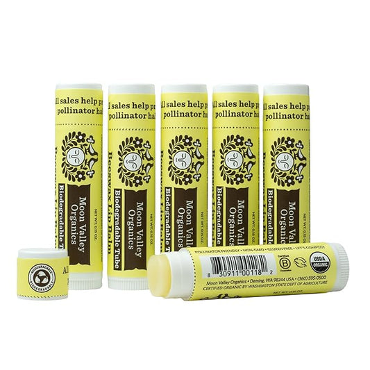 Moon Valley Organics Beeswax Lip Balm VANILLA,