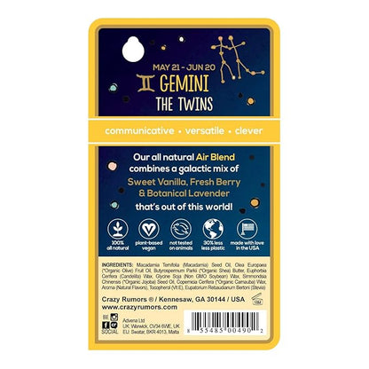 Crazy Rumors Gemini Zodiac All Natural, Lavender)