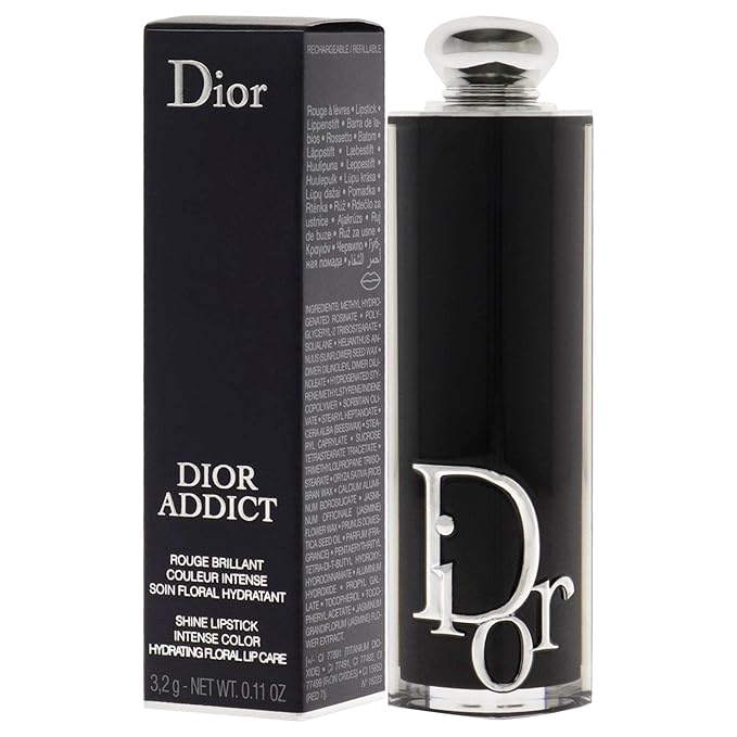 Christian Dior Dior Addict Hydrating Shine Lipstick - 100 Nude Look Lipstick (Refillable) Women 0.11 oz