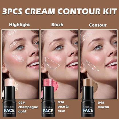 Highlighter Stick Cream Blush Stick Bronzer Contour Stick