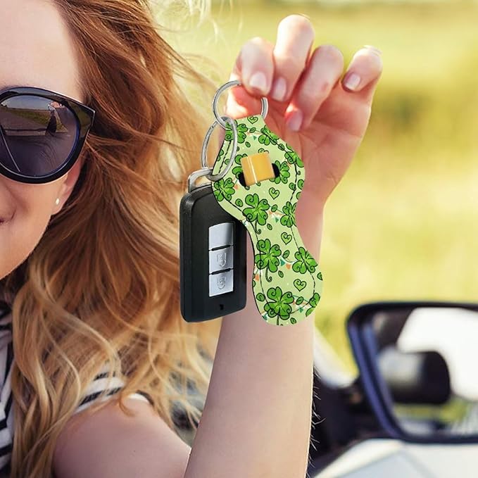 Chapstick Holder Keychain for Lipstick Lip Girls