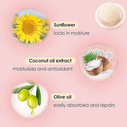 KISSIO Lip Balm,Peach Lip Balm,Lip Care oz(01#Peach)