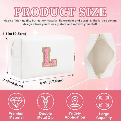 Personalized initial letter patch makeup