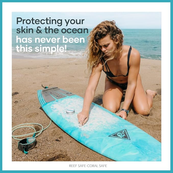 Reef Safe Sunscreen SPF 50 Mineral Face Balm, Hawaii & Mexico Approved, Biodegradable, Zinc, Allantoin, Oxybenzone & Octinoxate Free, Water Resistant, Biodegradable, Natural Ingredients by Coral Safe