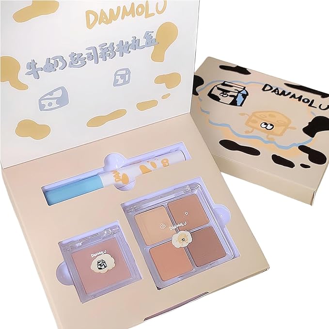 Neutral Eyeshadow Palette Velvet Lip Gloss Natural Glossy