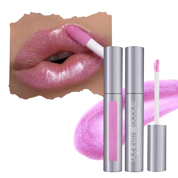 Runway Rogue Classic Lip Gloss, Sheer Pale-Purple Hydrating Rogue