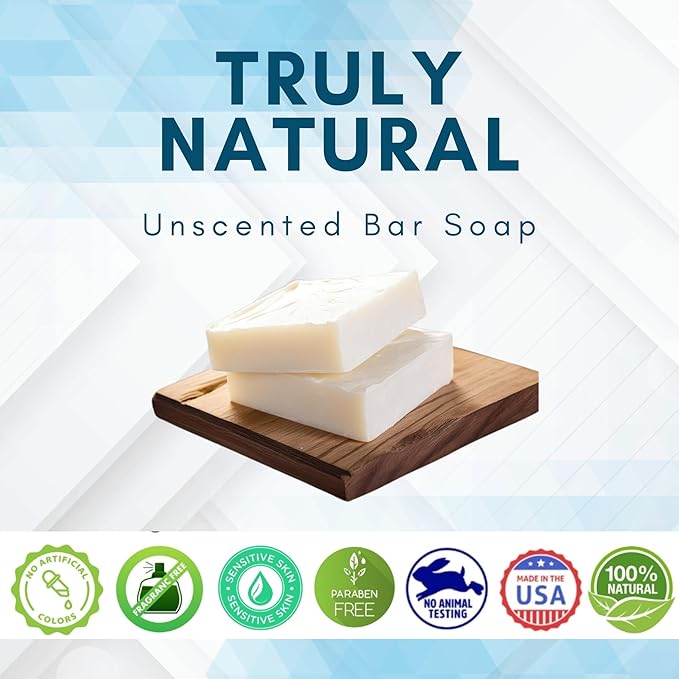 Truly Natural Unscented Bar Soap (9