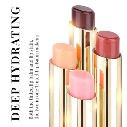 KYDA Tinted Lip Balm, Hydrating Sheer Black