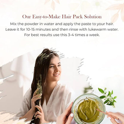 100% Natural Bhringraj Powder | (100 gms) False Hair Mix