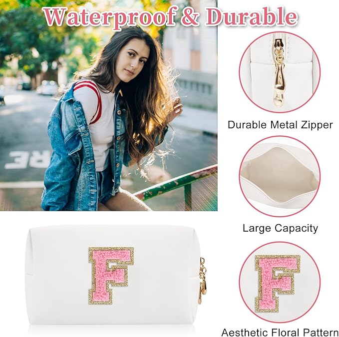 Personalized initial letter patch makeup