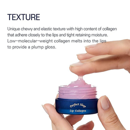 Perfect Sleep Lip Collagen 0.52fl.oz/15ml, Hydrolyzed