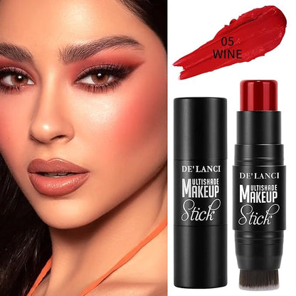 Matte Blush Stick with Built in Brush for