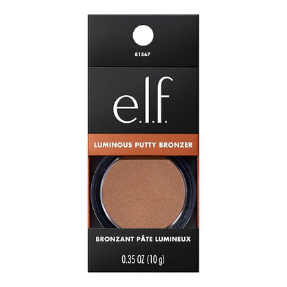 e.l.f. Luminous Putty Bronzer, Lightweight Putty-to-Powder Bronzer For