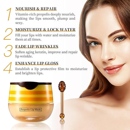 Bee Honey Lip Balm Honey Pot,