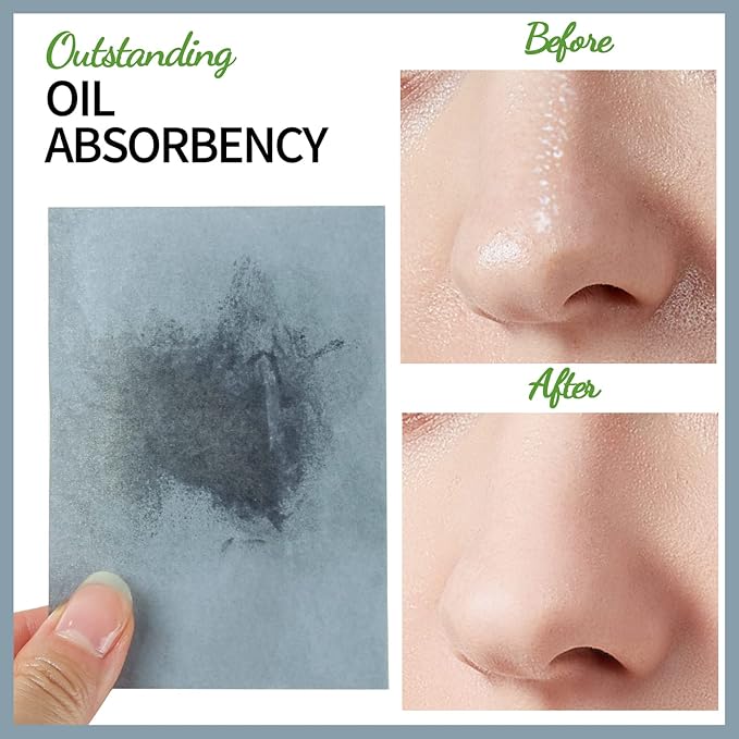 FANDAMEI Oil Blotting Sheets For Face, 200 Counts Absorbing Tissues