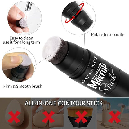 Matte Blush Stick with Built in Brush for