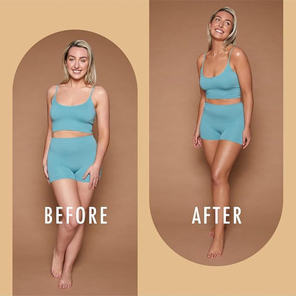 St. Moriz Professional Medium Self Tanner Mousse - Sunless Instant Self Tanning Foam for a Golden, Natural Looking Fake Tan - Moisturizing Tanner – With Aloe Vera & Vitamin E - Vegan (6.76 fl oz)