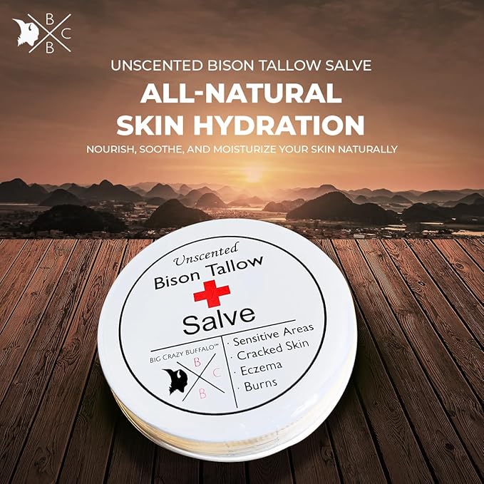 Pure Bison Tallow Unscented Gift Set Fragrances,