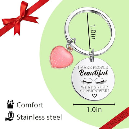 Lashes Keychain Lashes Girl Gift Eyelashes Artist Keychain