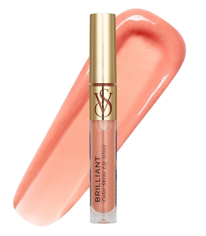 Victoria's Secret Color Shine Lip Gloss in Brilliant, Nourishing Lip Gloss for Women with Jojoba Oil & Vitamin E, Color Gloss