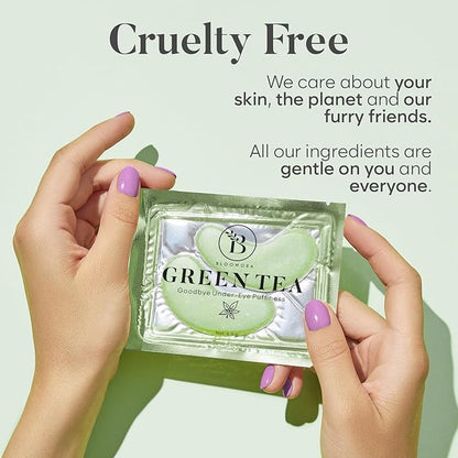 Green Tea Under Eye Patches (30 Pairs) Under Eye Patches for Dark Circles, Under Eye Patches for Puffy Eyes and Dark Circles, Under Eye Mask, Eye Care, Puffy Eyes Treatment
