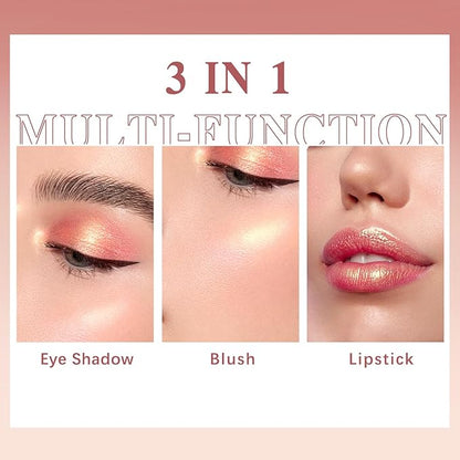 Blush Stick for Cheeks Makeup,Waterproof Cream Blush Face