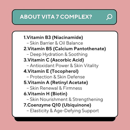 Luminous Elixir Dual Serum Vita 7 Complex 5% Vitamin K3 Face Serum Hyaluronic Acid & CoQ10 Sea buckthorn oil Pullulan Hydrating & Skin Barrier Repair Anti-Redness Vegan Korean Skincare 50ml