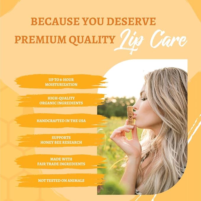 Bee Bella Lip Balm, Peppermint, 3 Organic