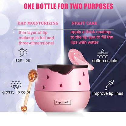 Strawberry Lip Balm Honey Pot, Strawberry Exfoliator(1-Strawberry)